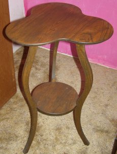 Antique Oak Shamrock Table