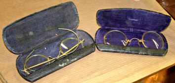Antique Spectacles with gold frames